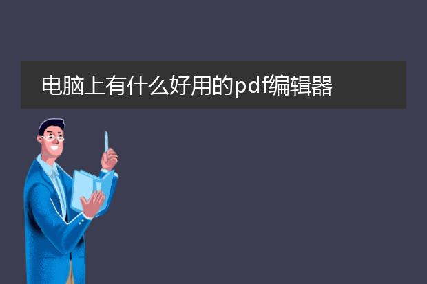 电脑上有什么好用的pdf编辑器