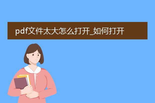 pdf文件太大怎么打开_如何打开过大的pdf文件