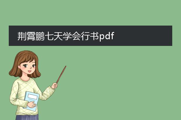 荆霄鹏七天学会行书pdf