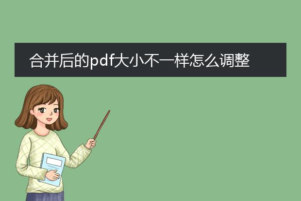 合并后的pdf大小不一样怎么调整