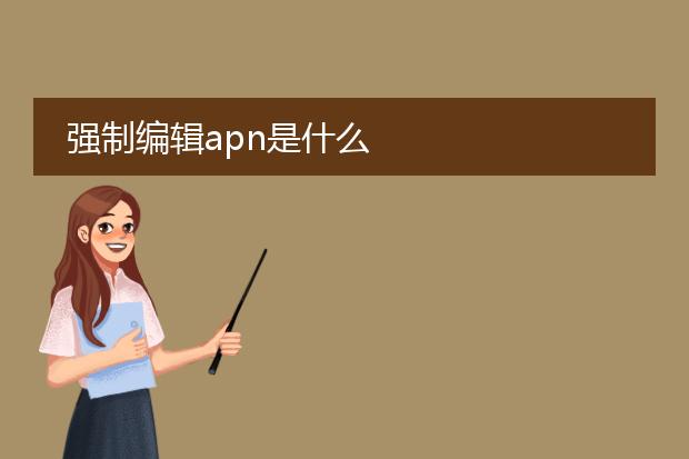 强制编辑apn是什么