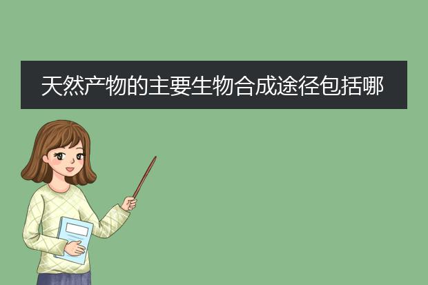 天然产物的主要生物合成途径包括哪些