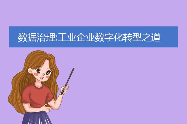 数据治理:工业企业数字化转型之道